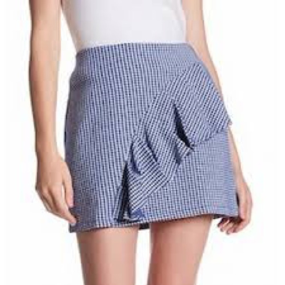 Topshop Gingham skirt